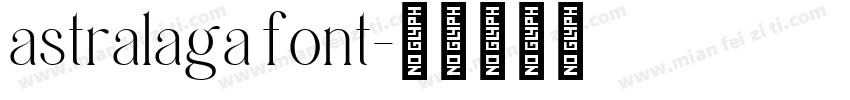 astralaga font字体转换
